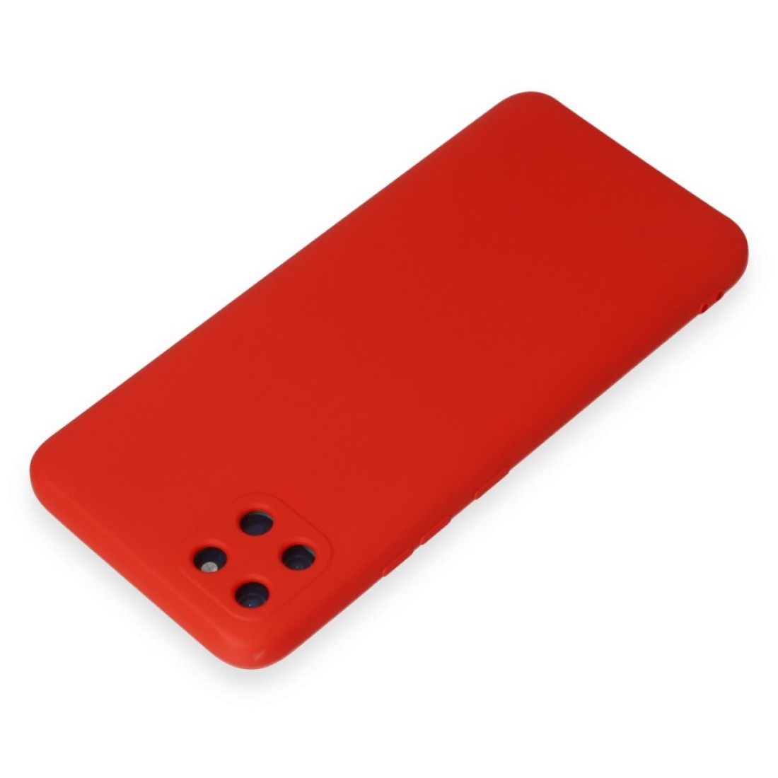  Realme C11 Kılıf Nano içi Kadife Silikon - Kırmızı