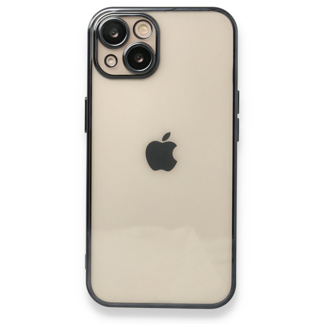  iPhone 14 Plus Kılıf Razer Lensli Silikon - Siyah