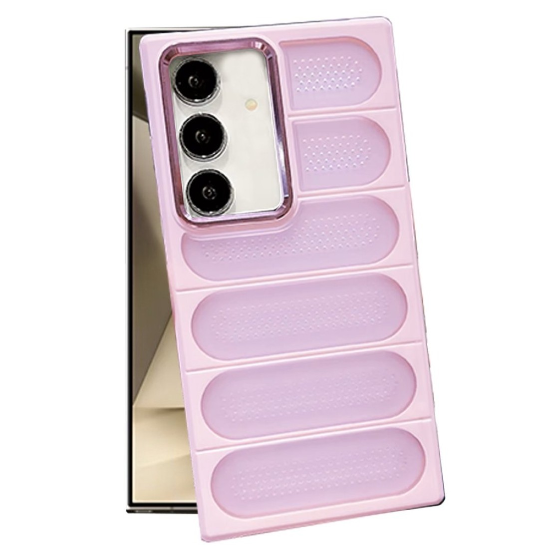  Samsung Galaxy S24 Kılıf Airmax Silikon Kapak - Pembe