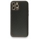 iPhone 12 Pro Kılıf Coco Karbon Silikon - Siyah iPhone 12 Pro Kılıf Coco Karbon Silikon - Siyah