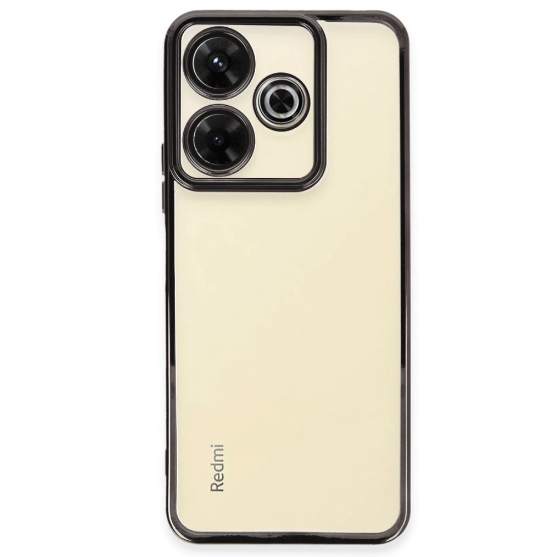  Xiaomi Redmi 13 4G Kılıf Razer Lensli Silikon - Siyah