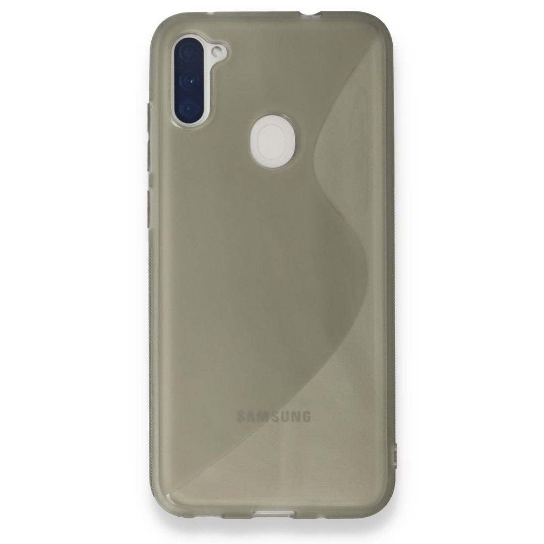 Samsung Galaxy M11 Kılıf S Silikon - Gri