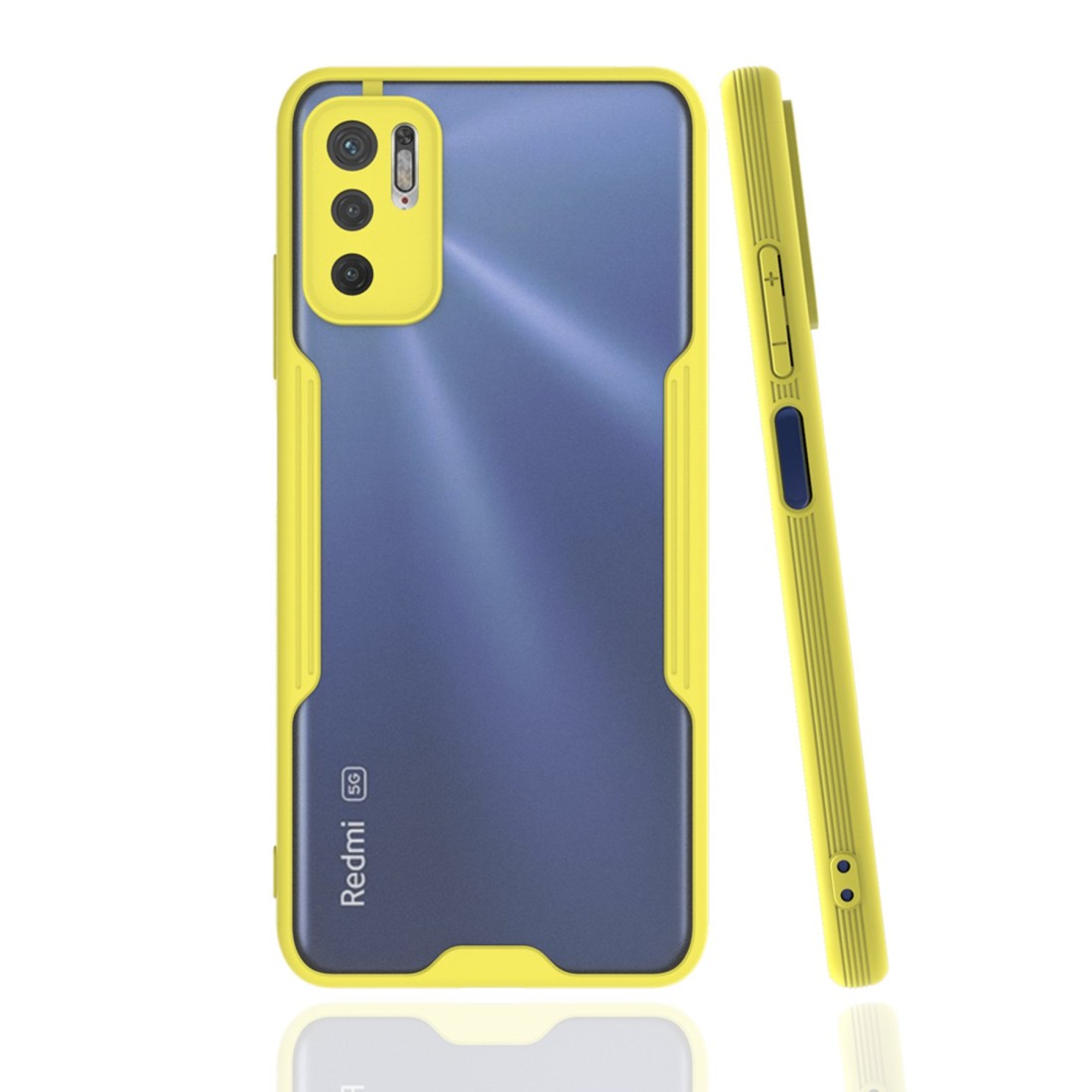  Xiaomi Poco M3 Pro Kılıf Platin Silikon - Sarı