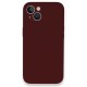  iPhone 13 Mini Kılıf Lansman Legant Silikon - Bordo