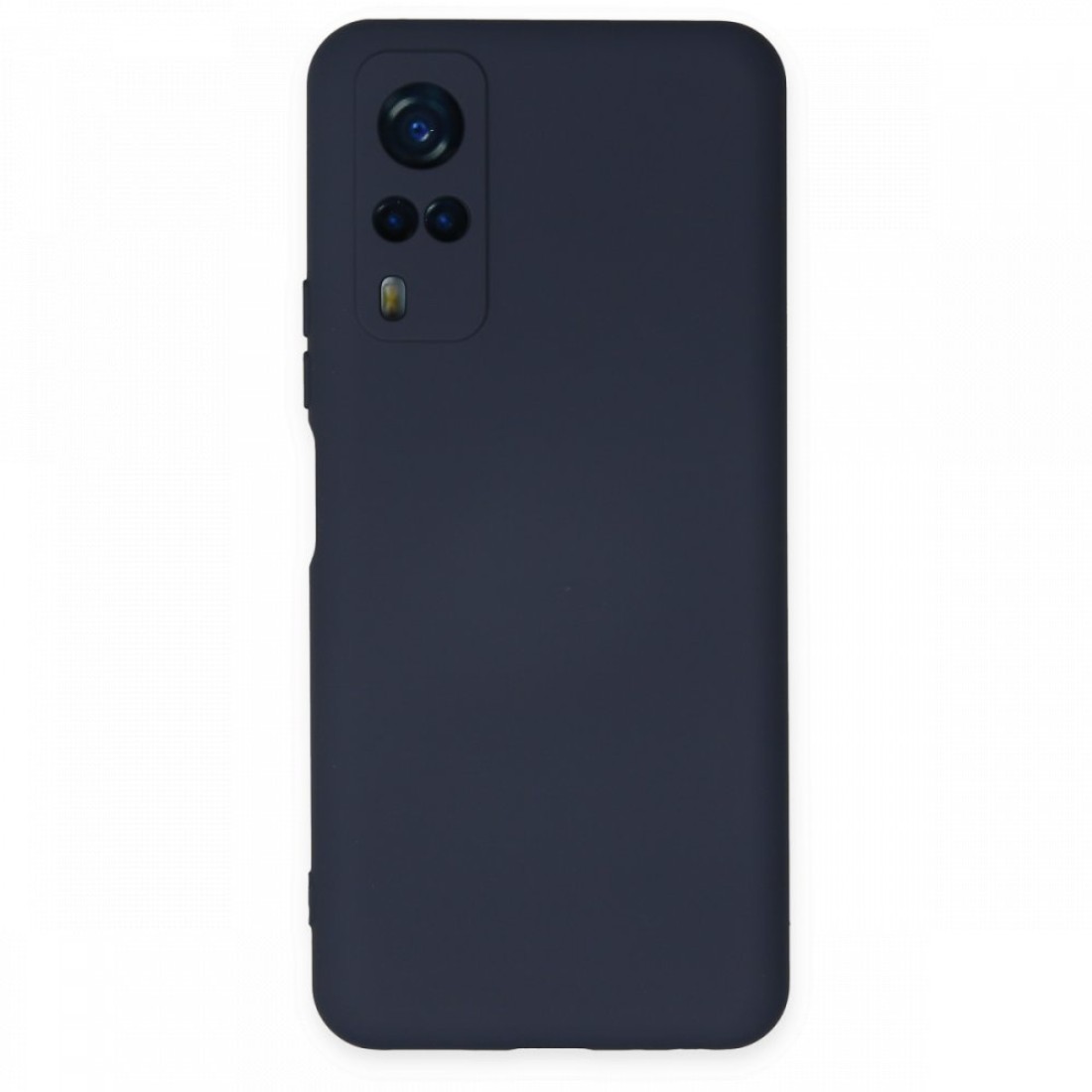  Vivo Y53S Kılıf Nano içi Kadife Silikon - Lacivert
