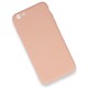 iPhone 6 Plus Kılıf Nano içi Kadife Silikon - Pudra iPhone 6 Plus Kılıf Nano içi Kadife Silikon - Pudra