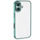  iPhone 16 Kılıf Razer Lensli Silikon - Turkuaz