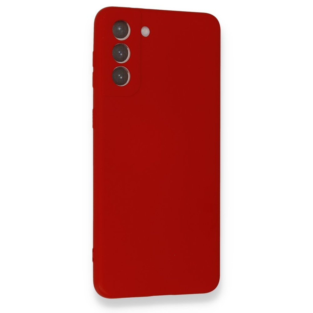 Samsung Galaxy S21 Plus Kılıf Nano içi Kadife Silikon - Kırmızı Samsung Galaxy S21 Plus Kılıf Nano içi Kadife Silikon - Kırmızı
