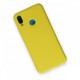 Huawei P20 Lite Kılıf Nano içi Kadife Silikon - Sarı Huawei P20 Lite Kılıf Nano içi Kadife Silikon - Sarı