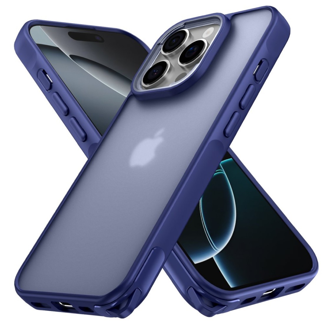  iPhone 16 Pro Max Kılıf Elegant Kapak - Lacivert