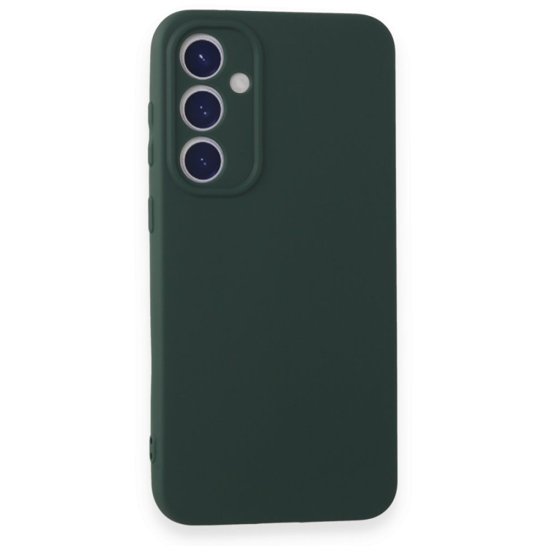  Samsung Galaxy S23 FE Kılıf First Silikon - Koyu Yeşil