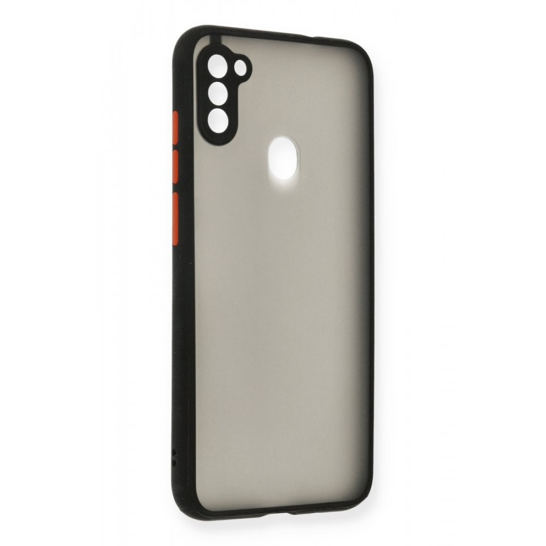  Samsung Galaxy M11 Kılıf Montreal Silikon Kapak - Siyah