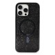 iPhone 16 Pro Max Kılıf Diamond Magsafe Kapak - Siyah iPhone 16 Pro Max Kılıf Diamond Magsafe Kapak - Siyah