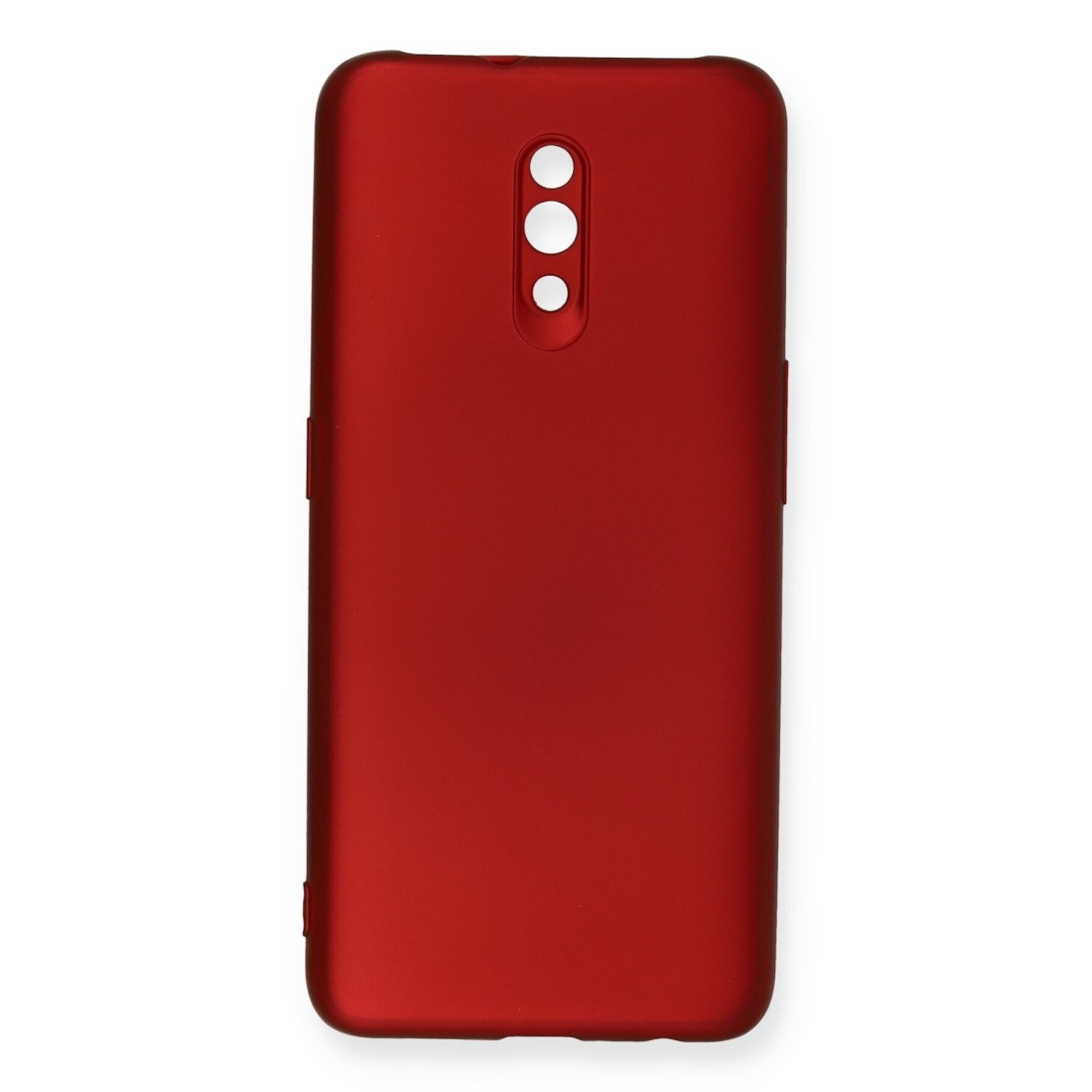  Oppo Reno Kılıf First Silikon - Bordo