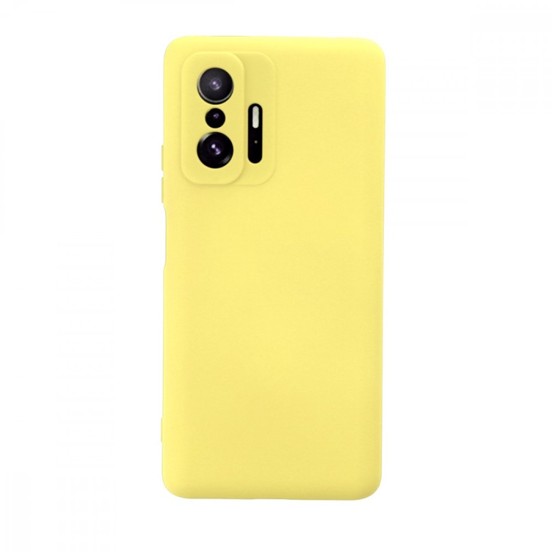  Xiaomi Mi 11T Kılıf Nano içi Kadife Silikon - Sarı