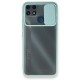 Realme C25 Kılıf Palm Buzlu Kamera Sürgülü Silikon - Turkuaz Realme C25 Kılıf Palm Buzlu Kamera Sürgülü Silikon - Turkuaz