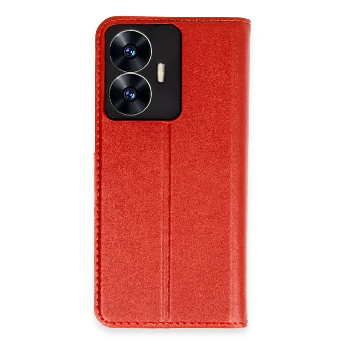  Realme C55 Kılıf Trend S Plus Kapaklı Kılıf - Kırmızı