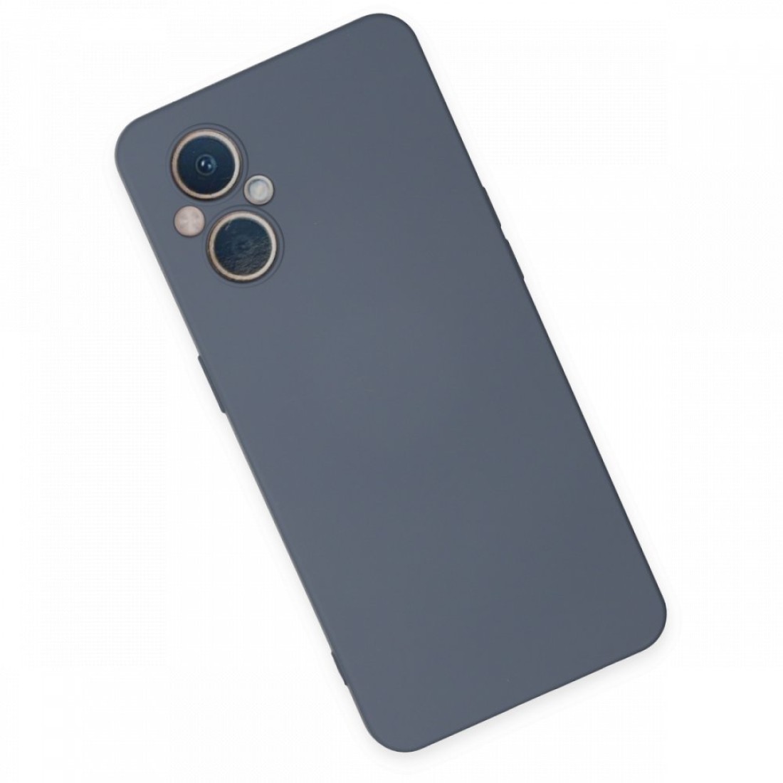  Oppo Reno 7 Lite Kılıf Nano içi Kadife Silikon - Gri