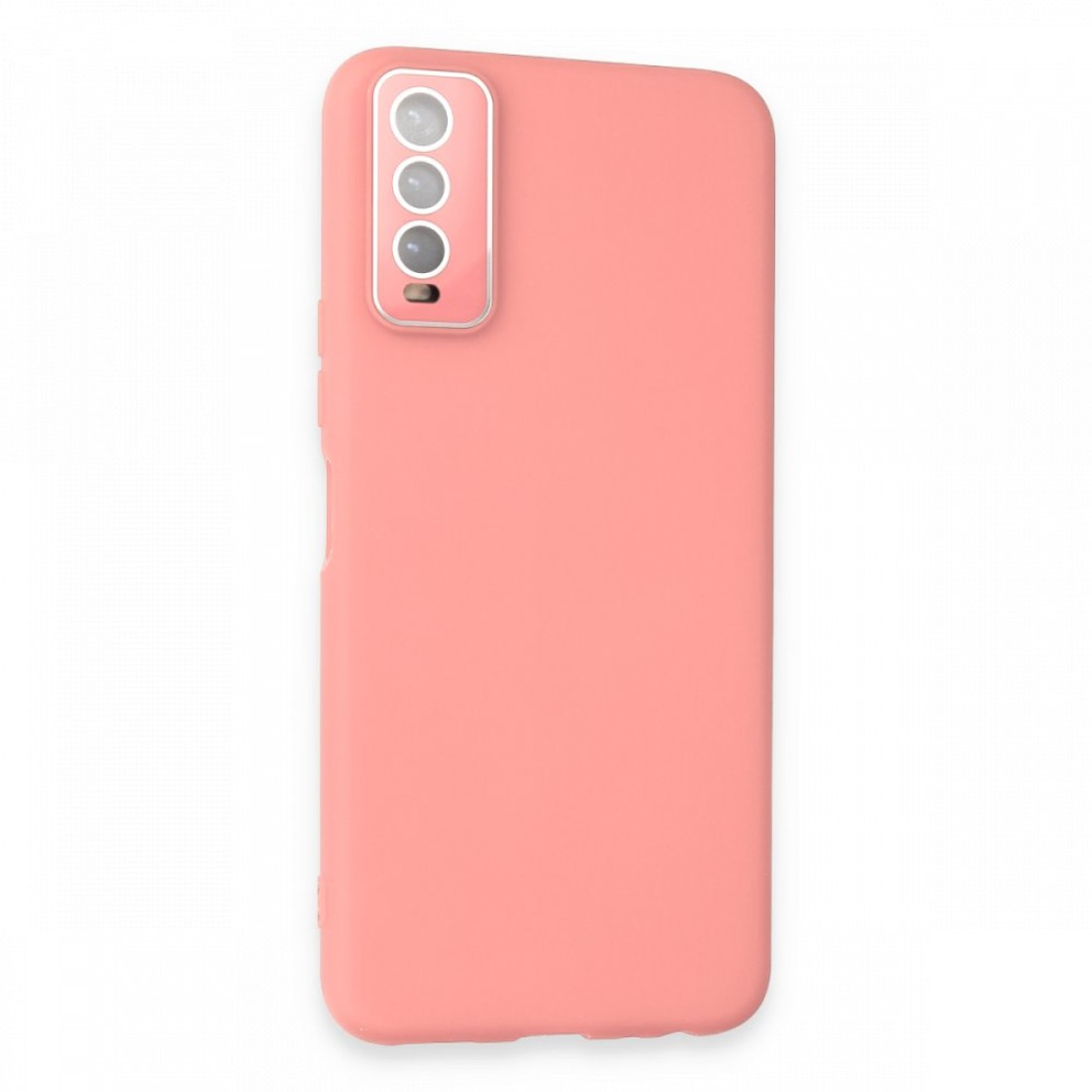 Vivo Y11S Kılıf Lansman Glass Kapak - Pembe Vivo Y11S Kılıf Lansman Glass Kapak - Pembe