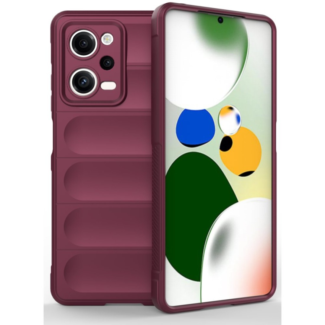  Xiaomi Redmi Note 12 Pro 5G Kılıf Optimum Silikon - Bordo