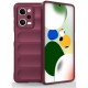  Xiaomi Redmi Note 12 Pro 5G Kılıf Optimum Silikon - Bordo
