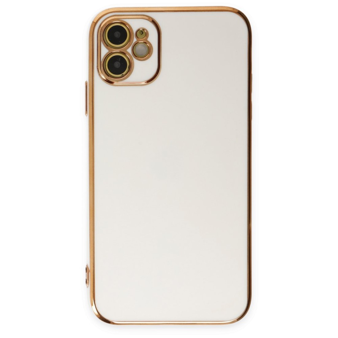 iPhone 12 Kılıf Volet Silikon - Beyaz iPhone 12 Kılıf Volet Silikon - Beyaz