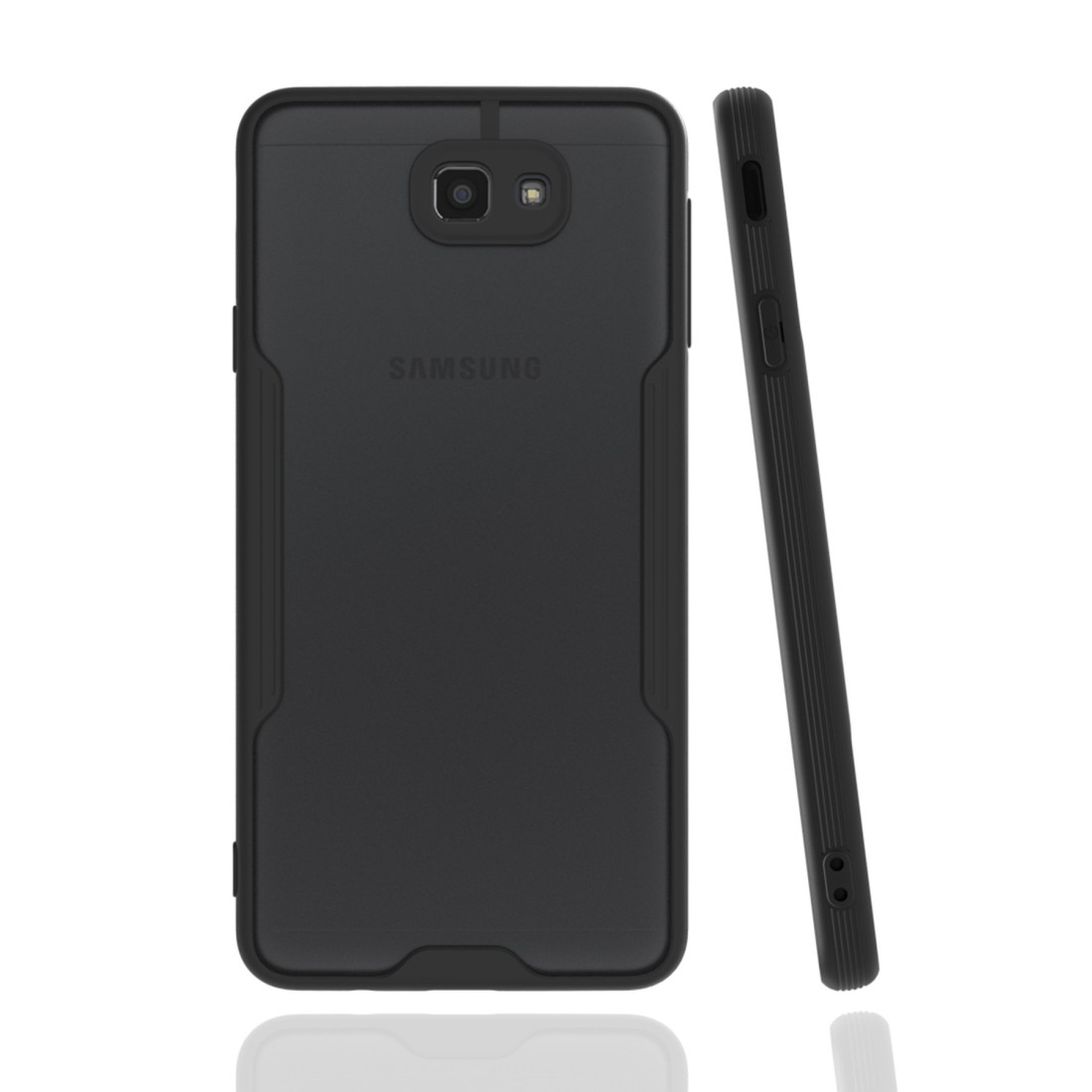  Samsung Galaxy J7 Prime Kılıf Platin Silikon - Siyah