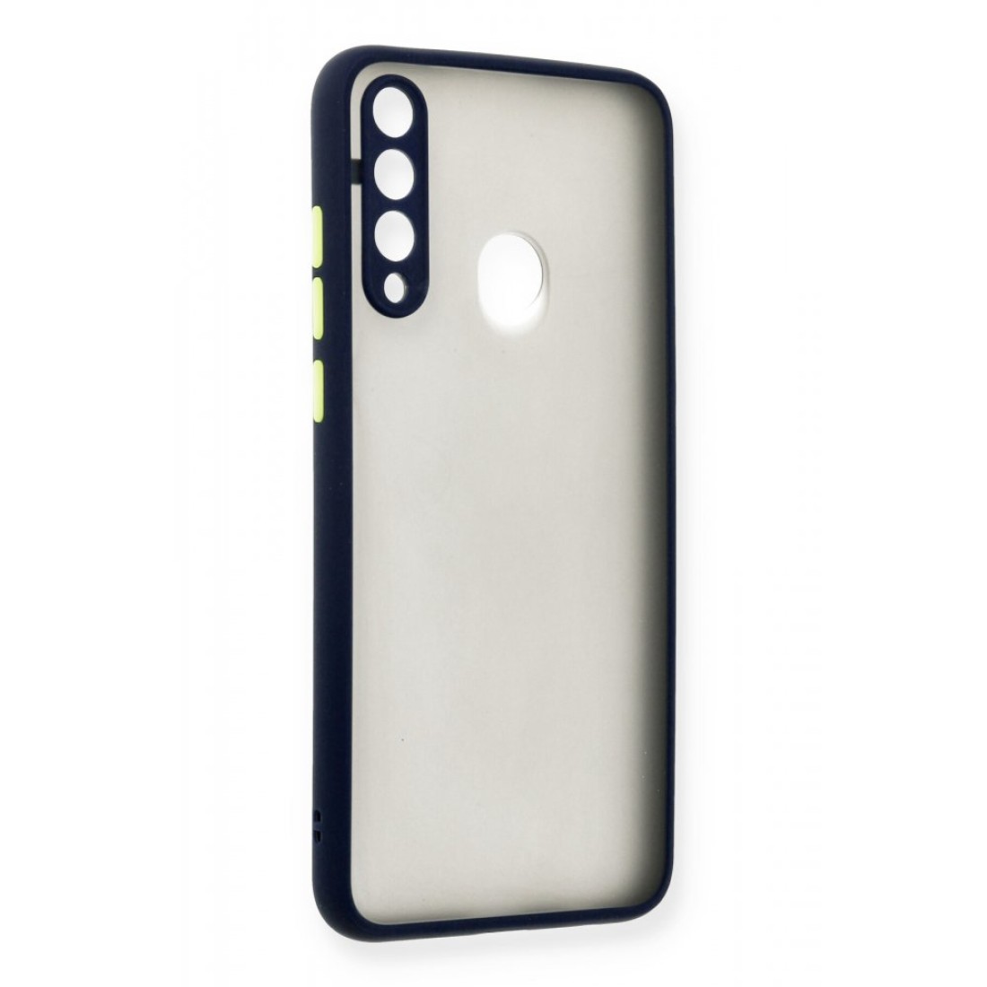  Huawei Y6P Kılıf Montreal Silikon Kapak - Lacivert