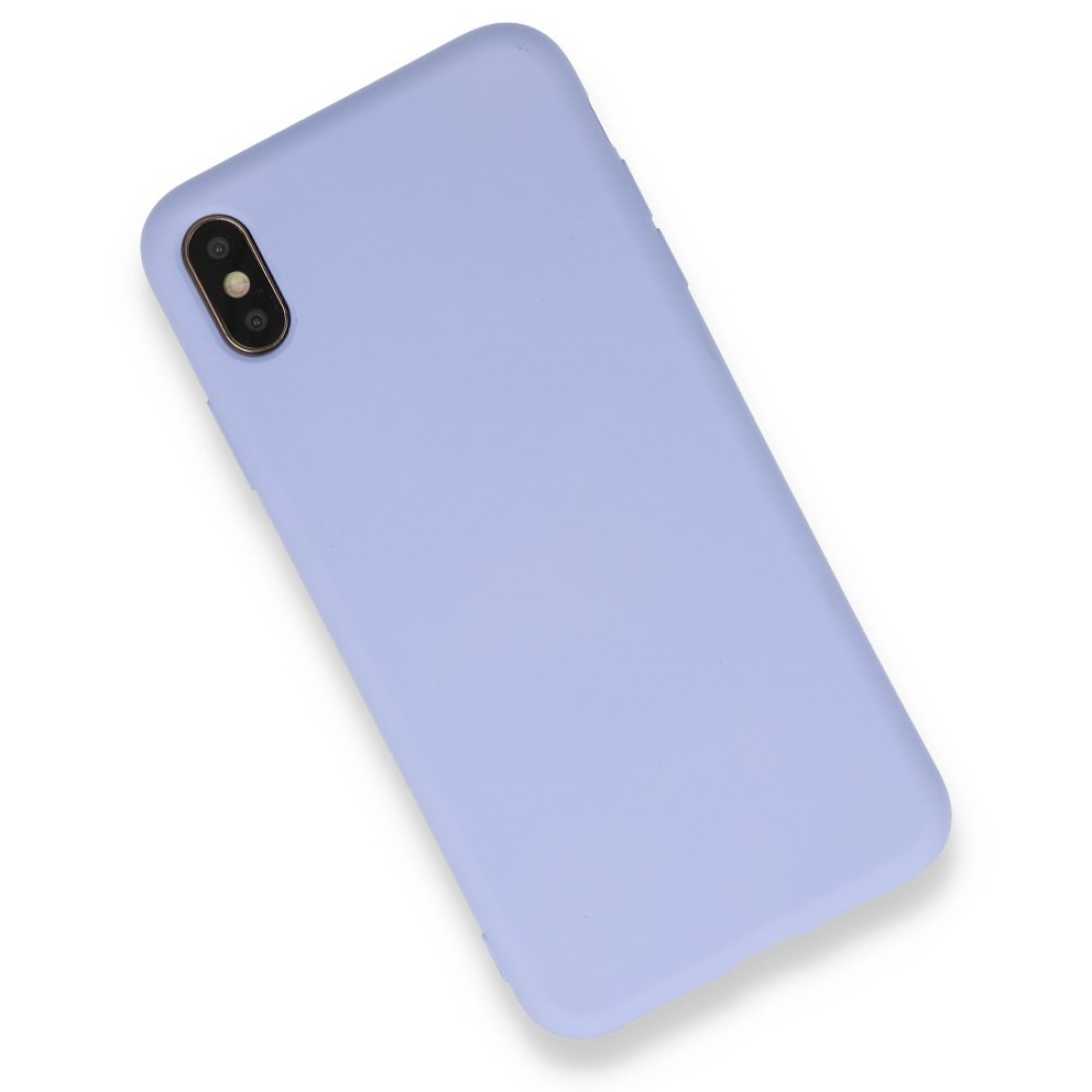  iPhone XS Max Kılıf Nano içi Kadife Silikon - Lila