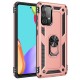  Samsung Galaxy A52 Kılıf Sofya Yüzüklü Silikon Kapak - Rose