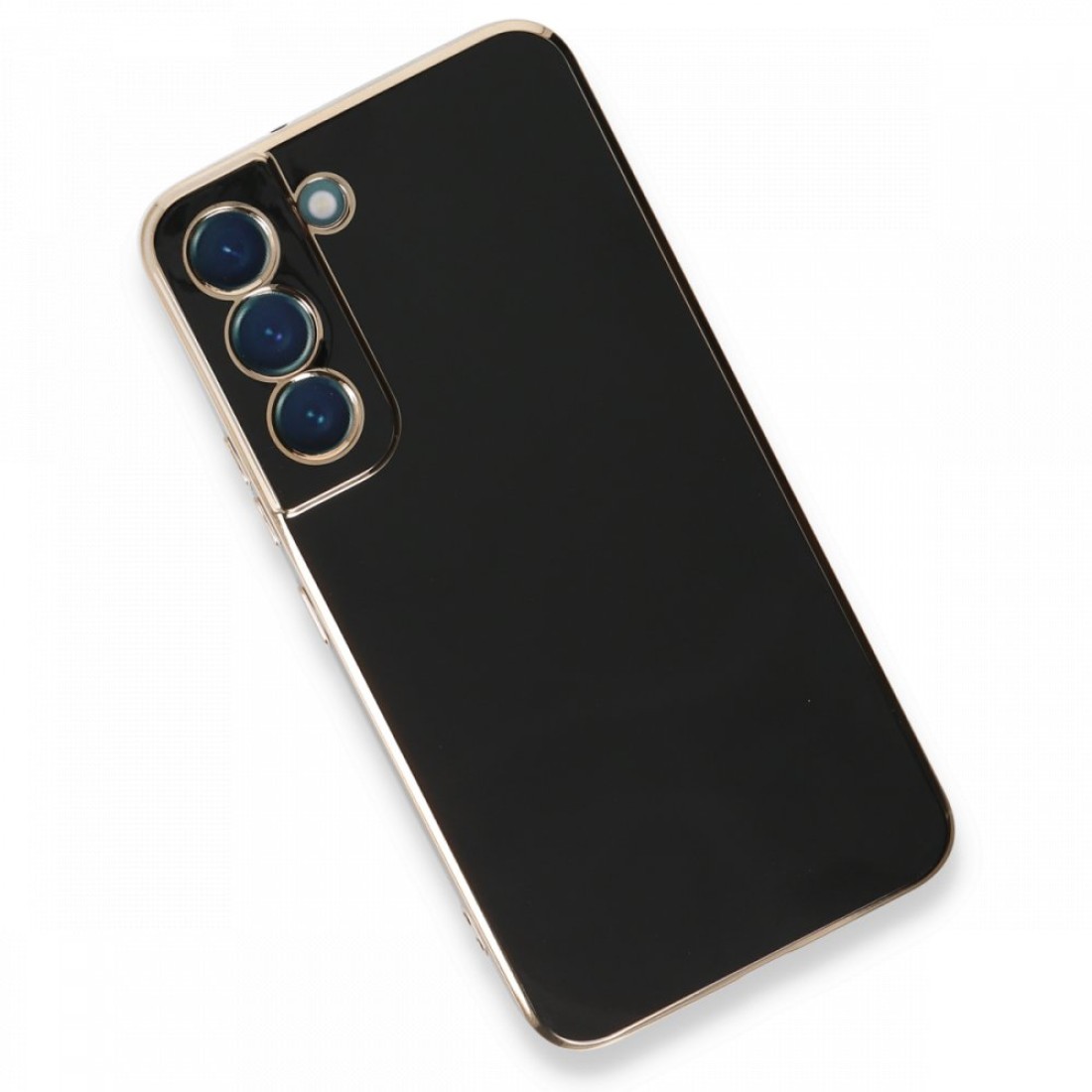  Samsung Galaxy S22 Kılıf Volet Silikon - Siyah