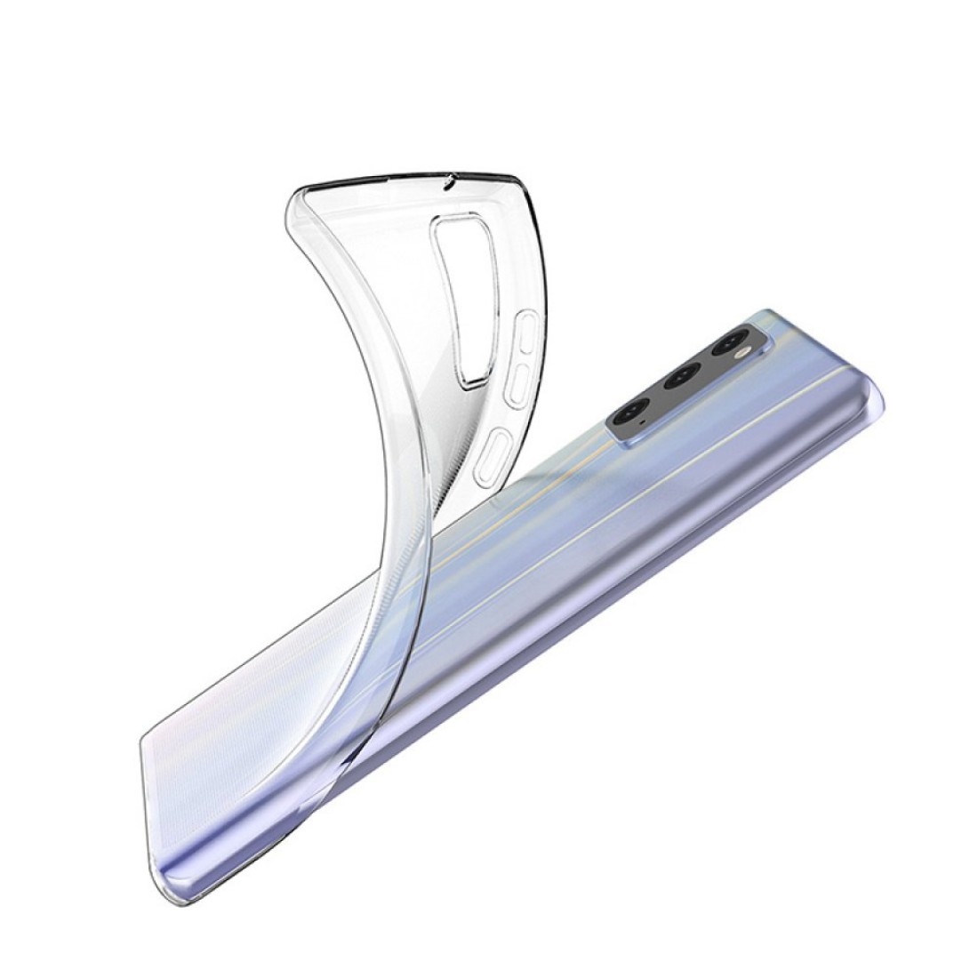 Samsung Galaxy Note 20 Kılıf Lüx Şeffaf Silikon Samsung Galaxy Note 20 Kılıf Lüx Şeffaf Silikon