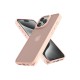 iPhone 12 Pro Kılıf Elegant Kapak - Pudra iPhone 12 Pro Kılıf Elegant Kapak - Pudra