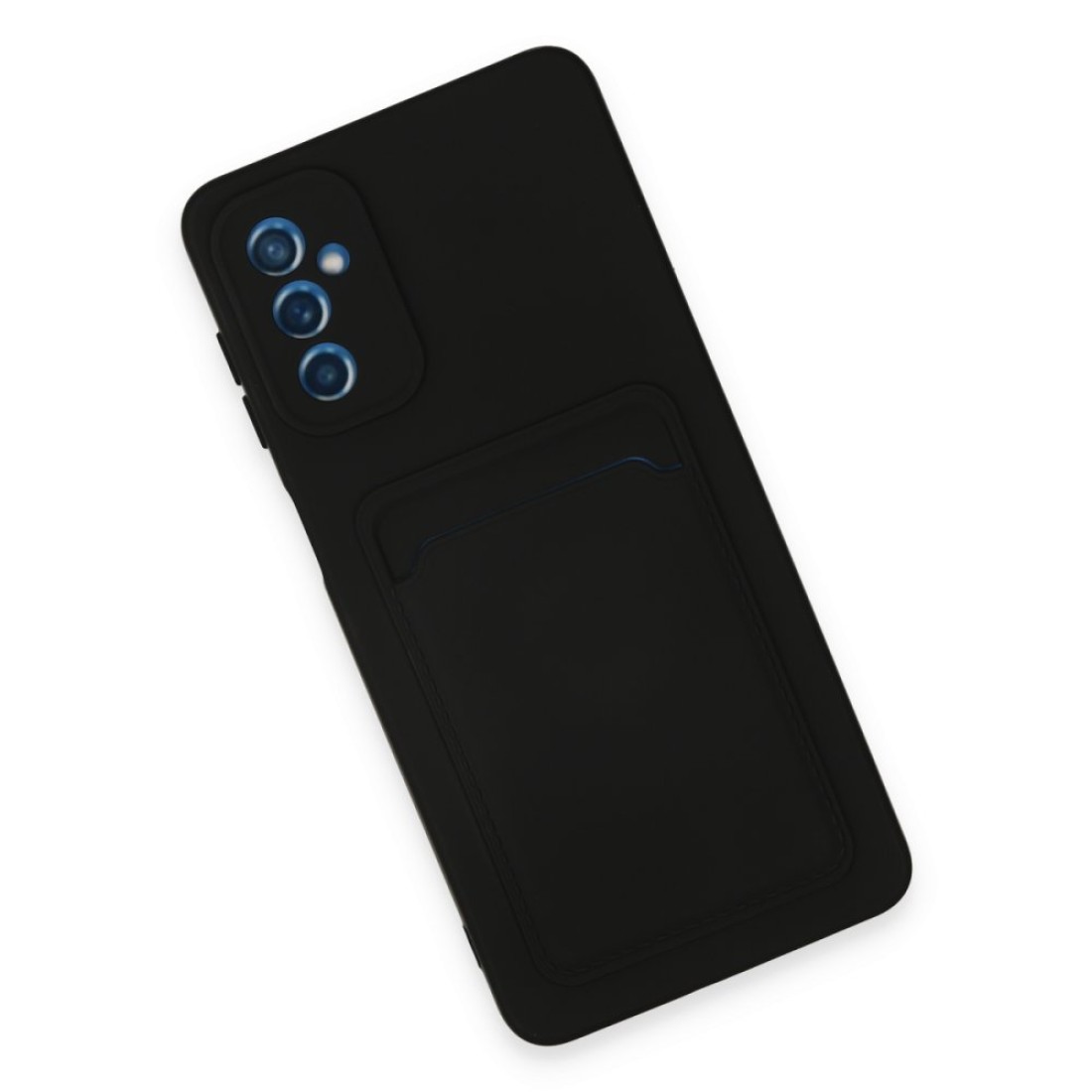  Samsung Galaxy A14 4G Kılıf Kelvin Kartvizitli Silikon - Siyah