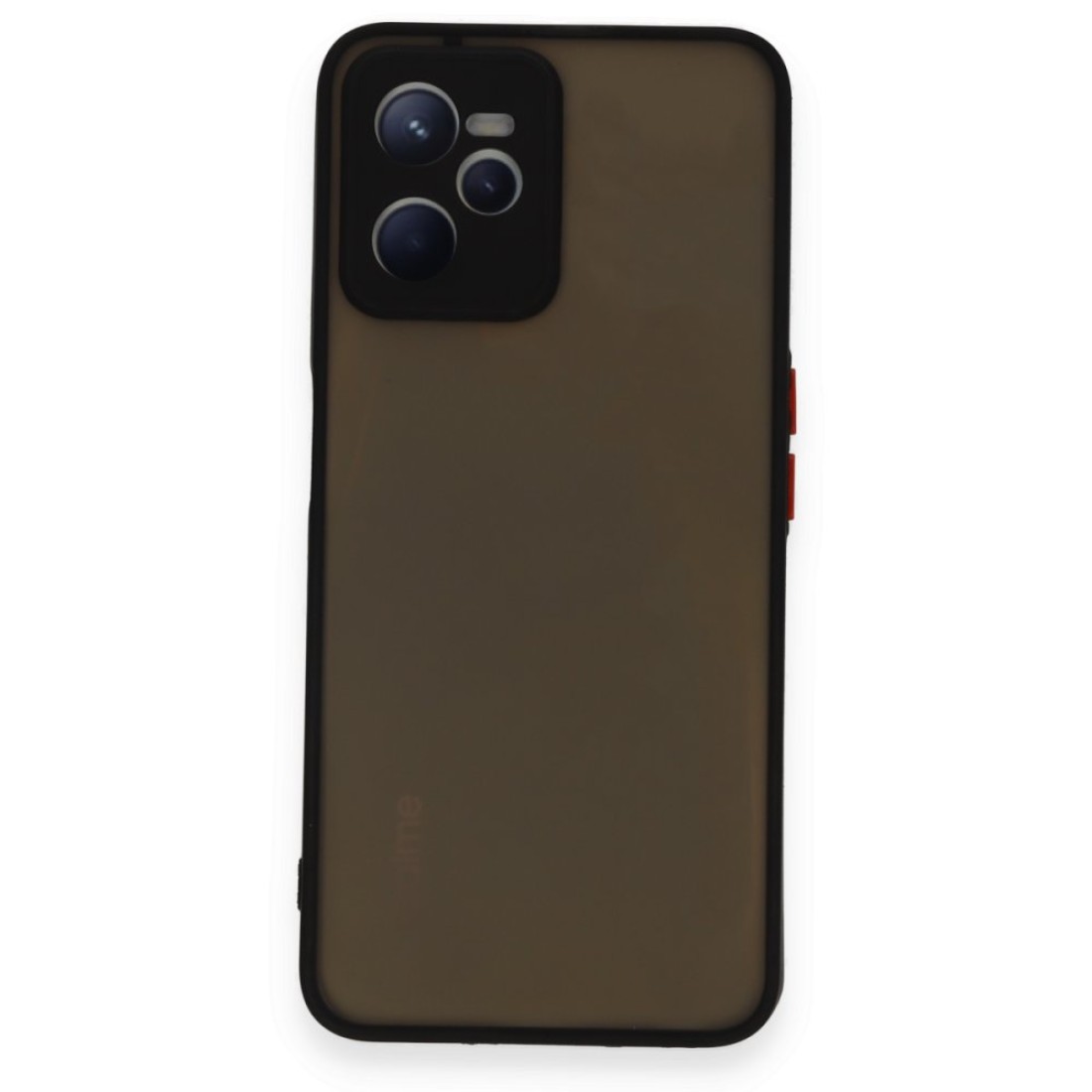  Realme C35 Kılıf Montreal Silikon Kapak - Siyah