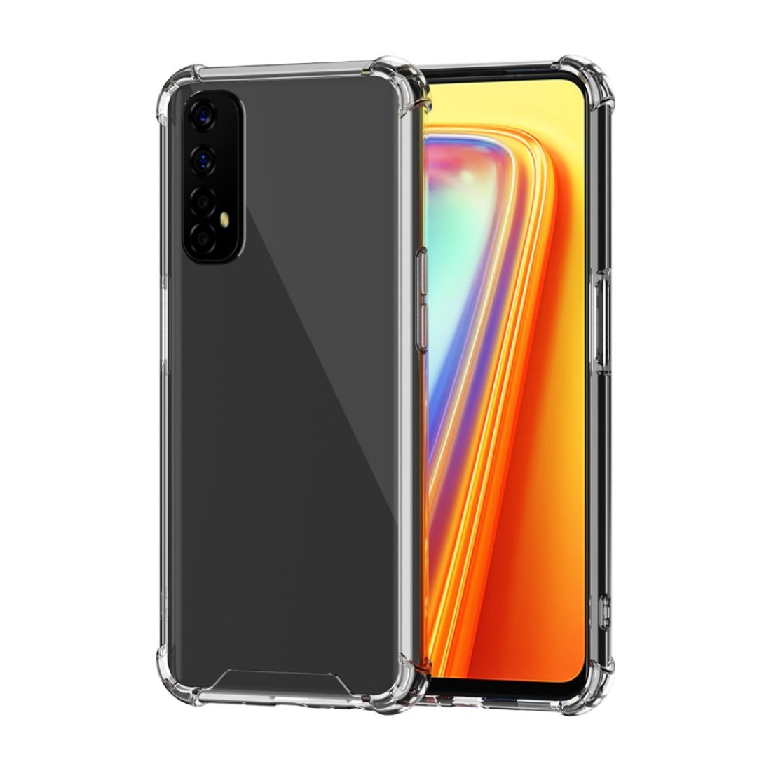  Realme 7 Kılıf Olex Tpu Silikon - Şeffaf