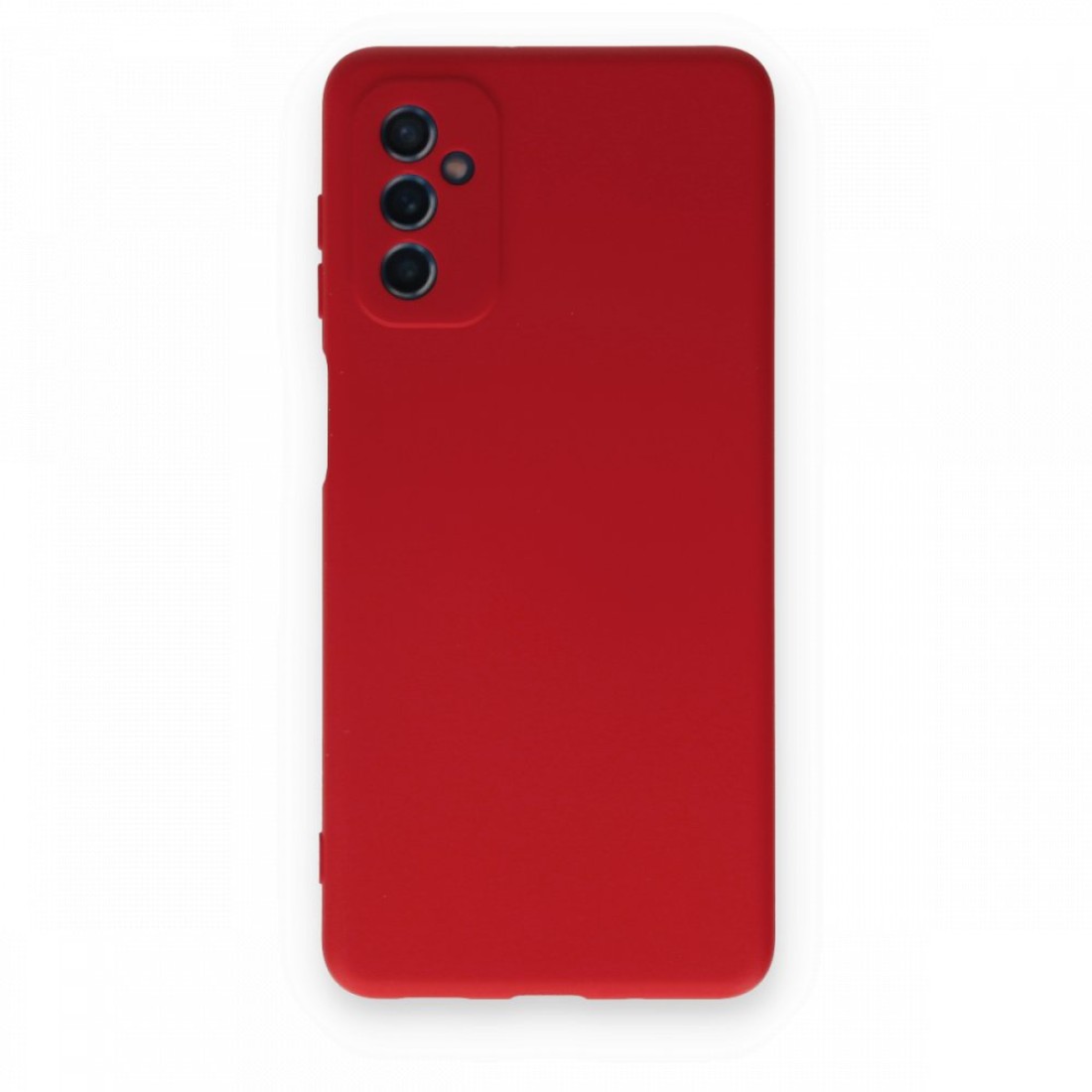  Samsung Galaxy M52 5G Kılıf Nano içi Kadife Silikon - Kırmızı