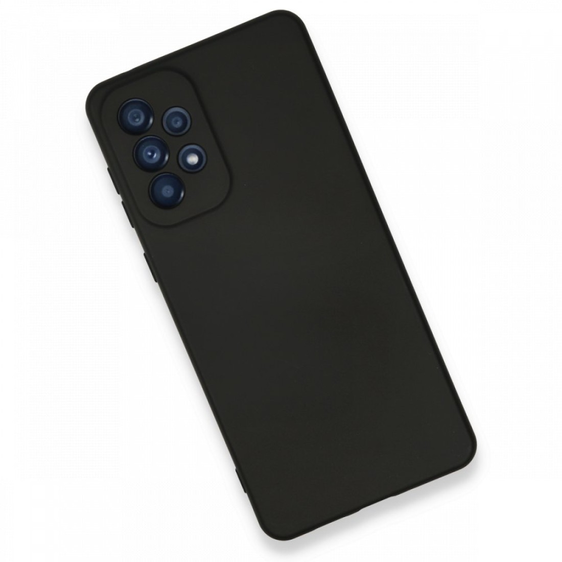 Samsung Galaxy A73 5G Kılıf Nano içi Kadife Silikon - Siyah Samsung Galaxy A73 5G Kılıf Nano içi Kadife Silikon - Siyah