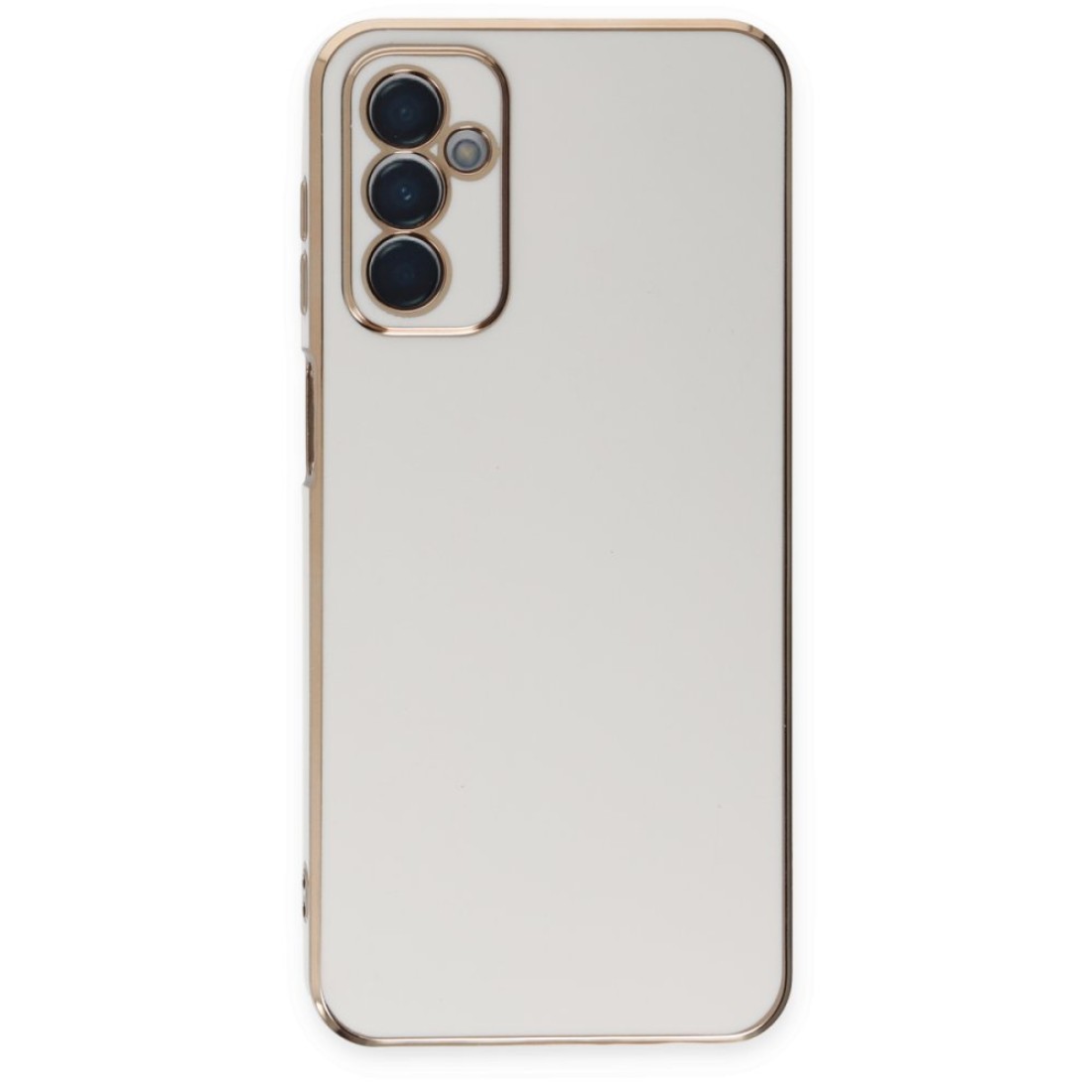  Samsung Galaxy M13 Kılıf Volet Silikon - Beyaz