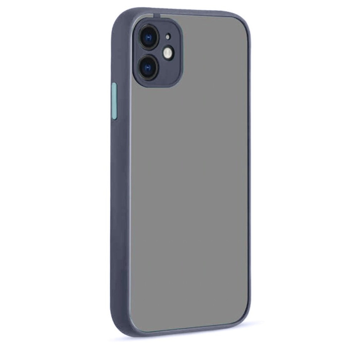  iPhone 12 Kılıf Montreal Silikon Kapak - Gri