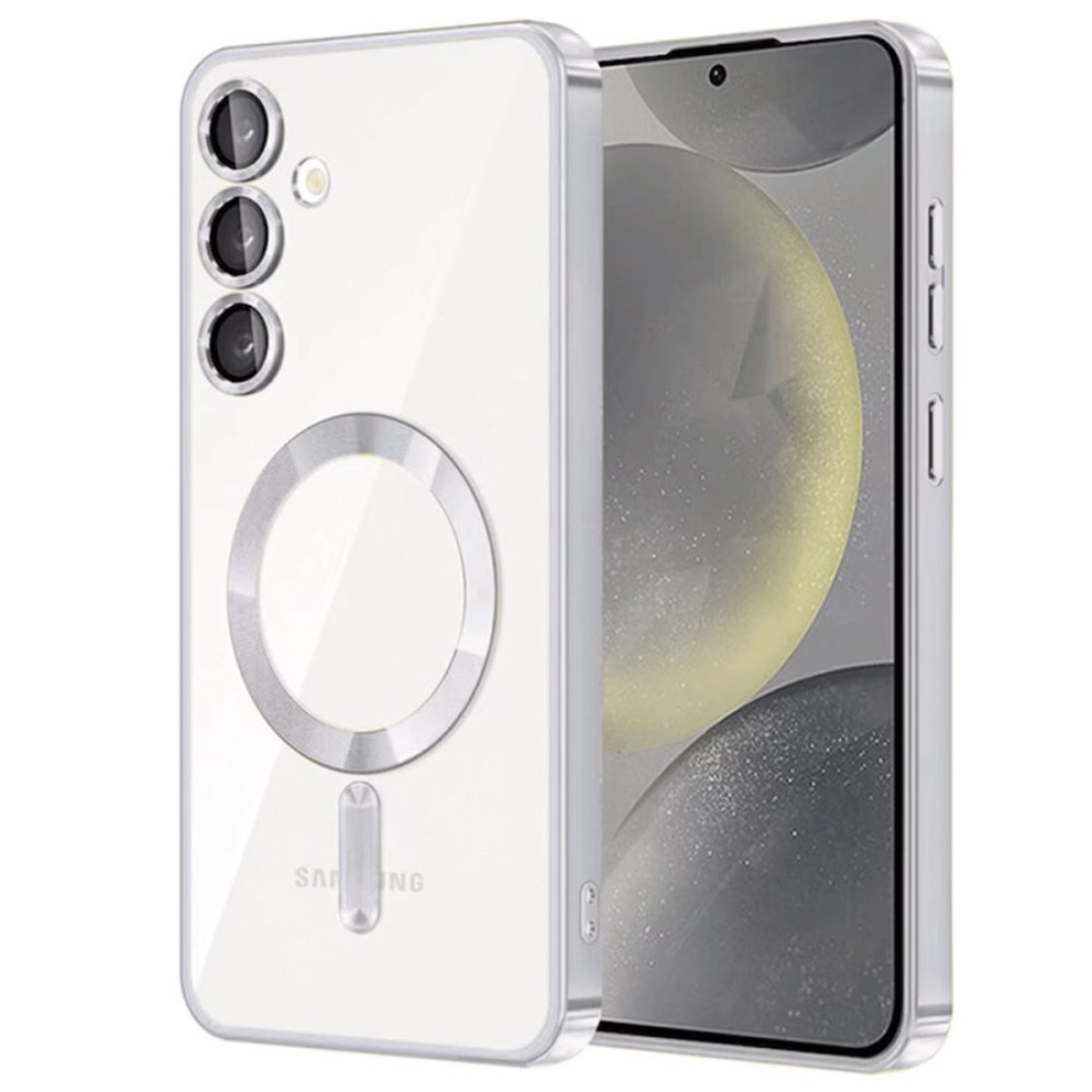  Samsung Galaxy S23 Kılıf Kross Magneticsafe Kapak - Titan Gri