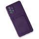 Samsung Galaxy A53 5G Kılıf Kelvin Kartvizitli Silikon - Derin Mor Samsung Galaxy A53 5G Kılıf Kelvin Kartvizitli Silikon - Derin Mor