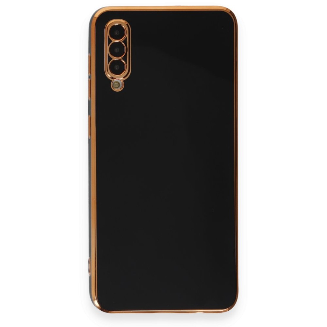  Samsung Galaxy A50 Kılıf Volet Silikon - Siyah