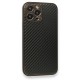 iPhone 13 Pro Max Kılıf Coco Karbon Silikon - Siyah iPhone 13 Pro Max Kılıf Coco Karbon Silikon - Siyah