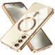 Samsung Galaxy S22 Kılıf Kross Magneticsafe Kapak - Gold Samsung Galaxy S22 Kılıf Kross Magneticsafe Kapak - Gold