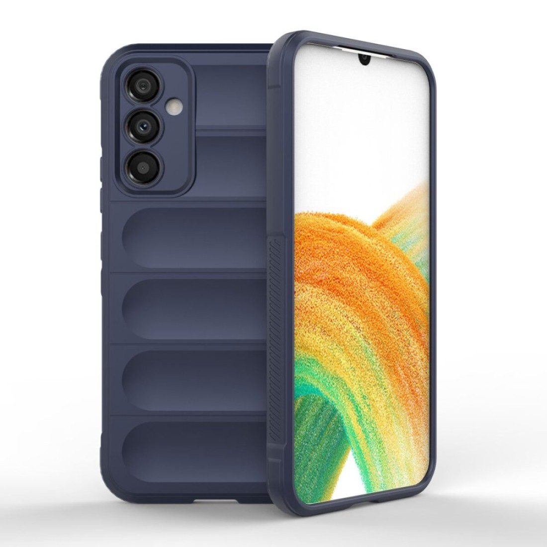  Samsung Galaxy A24 4G Kılıf Optimum Silikon - Lacivert