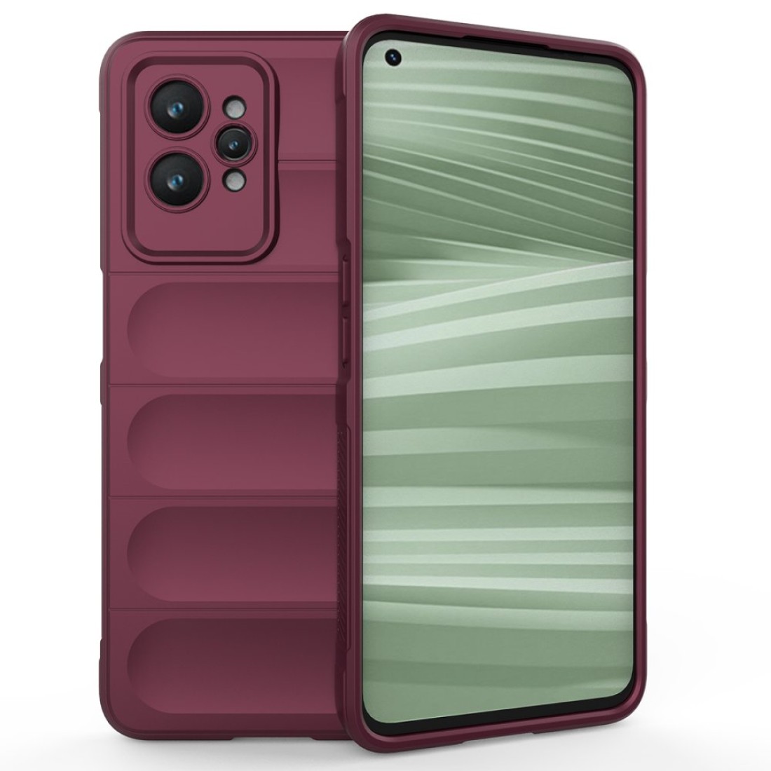  Realme GT2 Pro 5G Kılıf Optimum Silikon - Bordo