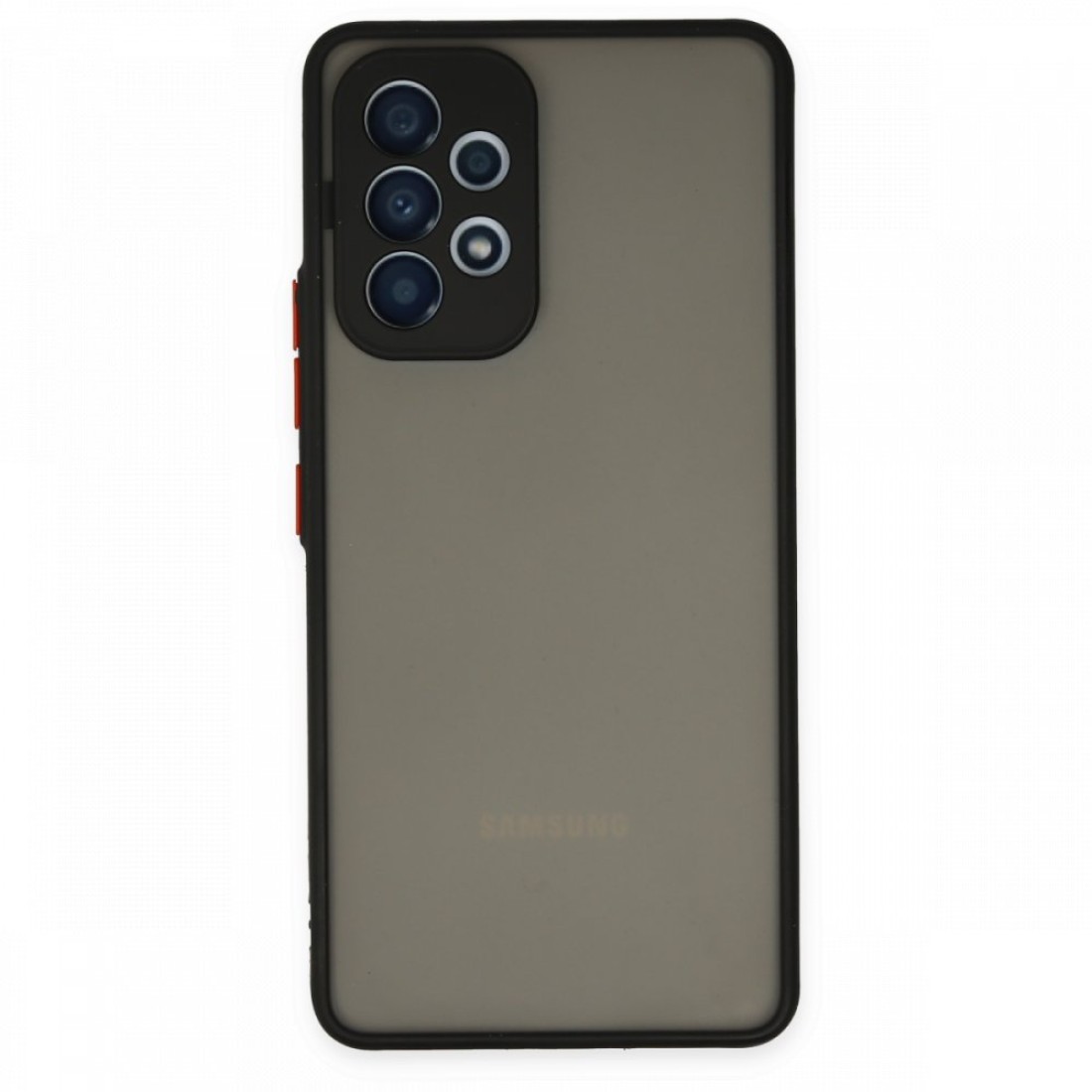  Samsung Galaxy A73 5G Kılıf Montreal Silikon Kapak - Siyah