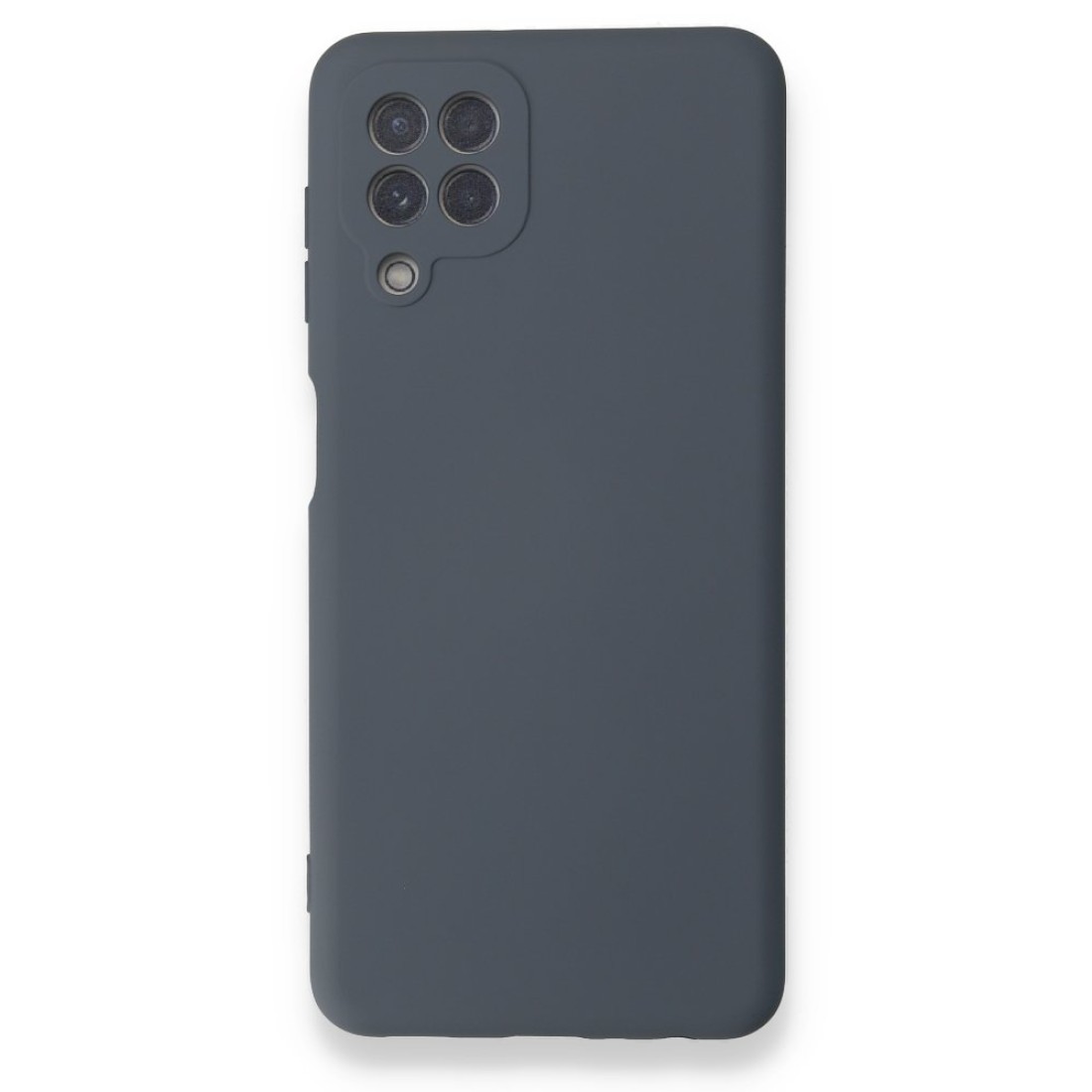  Samsung Galaxy M32 Kılıf Nano içi Kadife Silikon - Gri