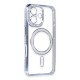  iPhone 16 Kılıf Joke Simli Magneticsafe Kılıf - Mavi